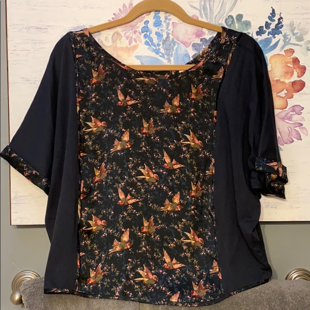 Tiny Anthropologie top.